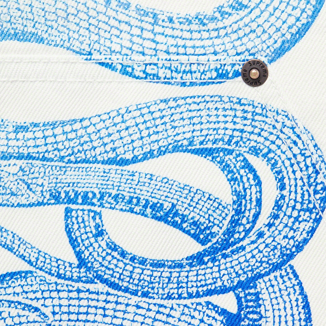 Supreme®/HYSTERIC GLAMOUR Snake Double Knee Denim Painter Pant view 10